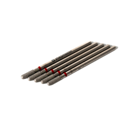 Dijamantski nastavak cilindrična, Crveni, 2.7 mm