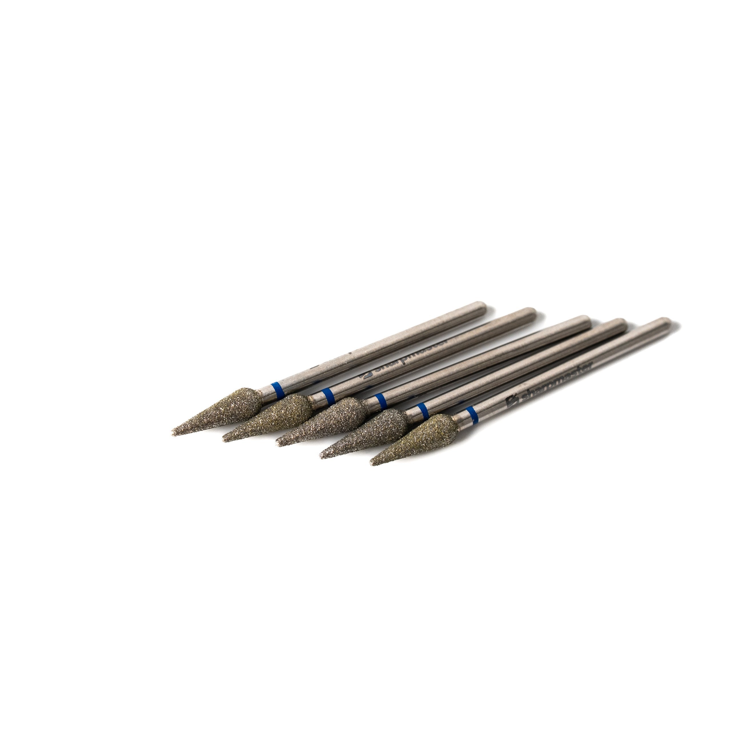 Dijamantski nastavak kruška, Plavi, 4 mm
